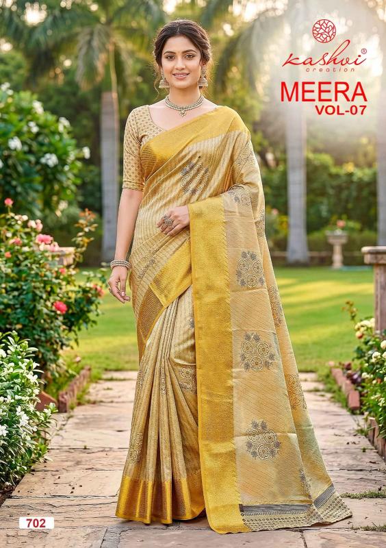 Kashvi meera vol 7 saree prices and discounts available